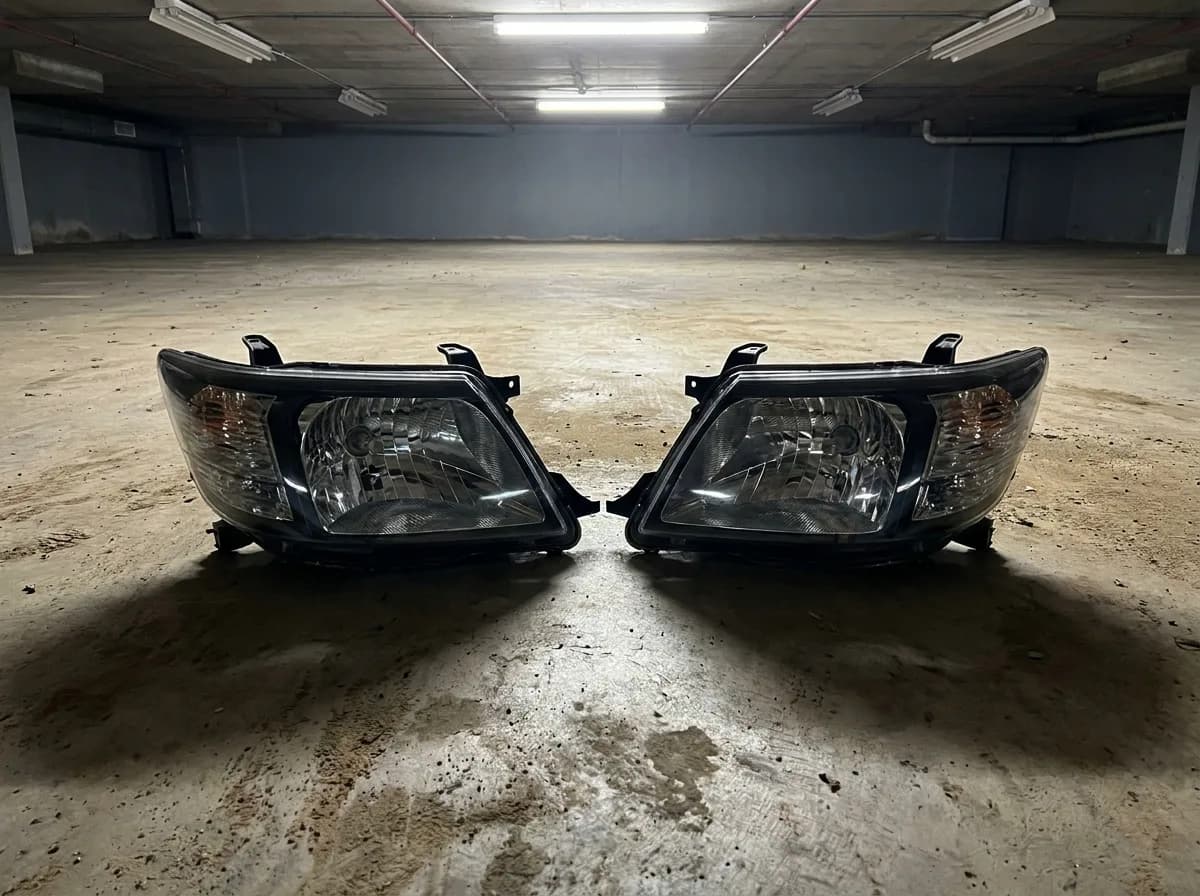Headlamp sample used for Toyota Hilux front-end fitment review
