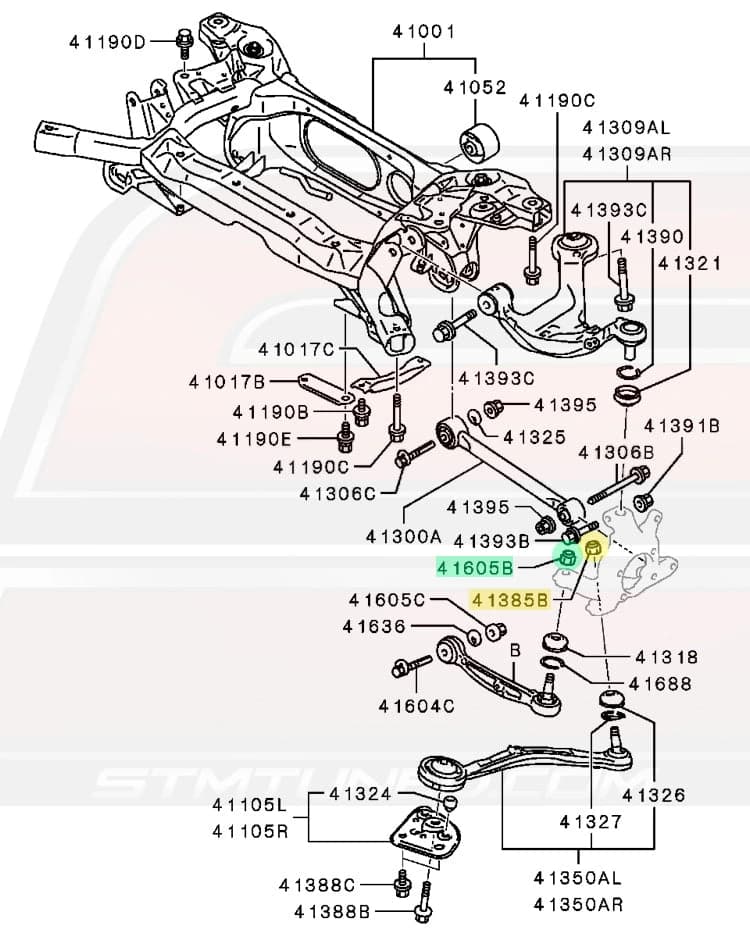 Suspension Assembly | OE MF430121 | Mitsubishi | Suspension Systems